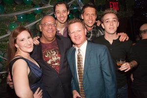 Playwright Jay Bernzweig and Director Andrew Shaifer with Cast Maia Madison, Kevin Thomas Collins, Matthew Bondy and Alex Anfanger @ BroadwayWorld Playwright Jay Bernzweig and Director Andrew Shaifer with Cast Maia Madison, Kevin Th Photo